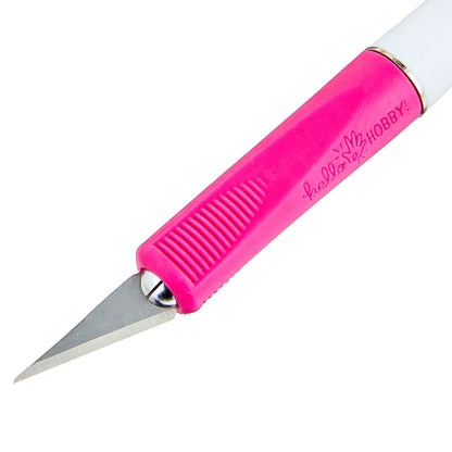(2 pack) Hello Hobby Soft Grip Craft Knife, 6 Pieces, Pink — product image 9