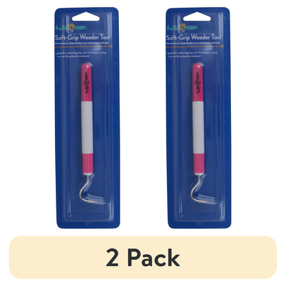 (2 pack) Hello Hobby Pink Craft Weeder Tool with Soft Handle for Scrapbooking