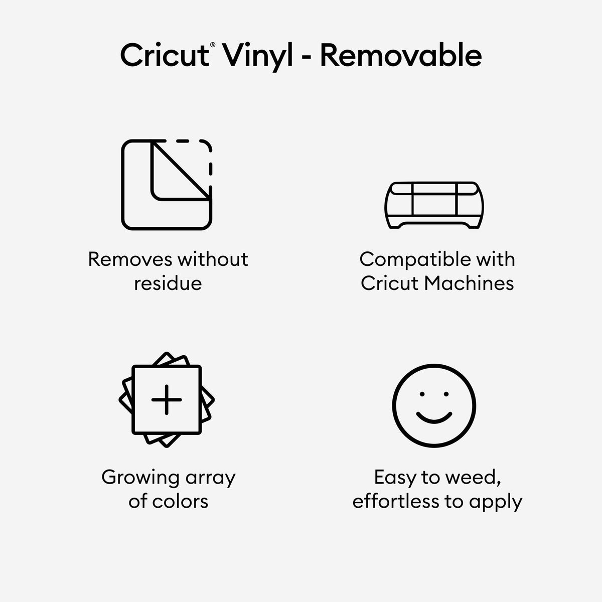Cricut Premium Vinyl Removable, 12" x 48" — product image 6