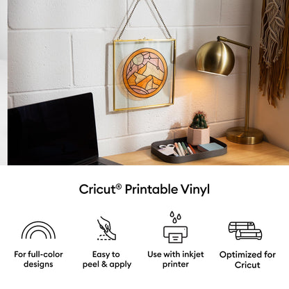 Cricut® Printable Vinyl - US Letter (12 ct), 8.5" x 11",Transparent — product image 3