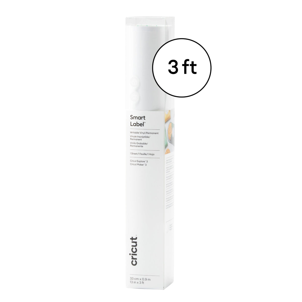 Cricut Smart Label Writable Vinyl Permanent (3 ft), 13" x 36" — product image 3