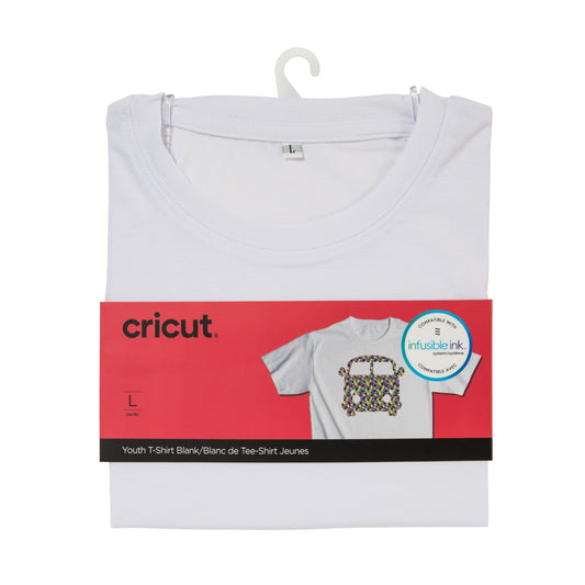 Cricut® Youth's T-Shirt Blank, Crew Neck, L