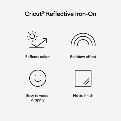 Cricut® Reflective Iron-On™ Vinyl, 12" x 19" — product image 2
