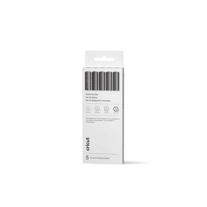Cricut® Multi Pen Set, Black (5), Fine Point,Black