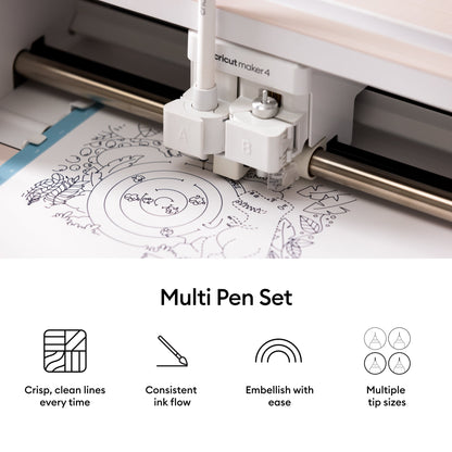 Cricut® Multi Pen Set, Black (5), Fine Point,Black — product image 2