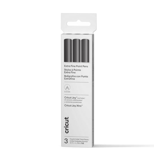 Cricut Joy™ Extra Fine Point Pens 0.3, Black (3), Extra Fine Point,Black