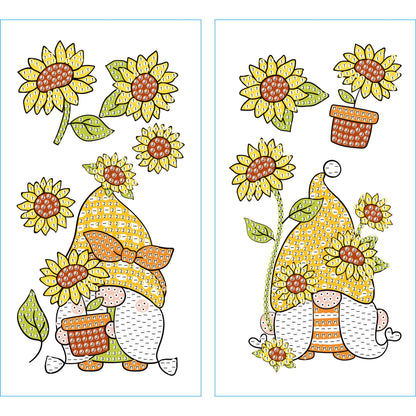 DIAMOND DOTZ® Sunshine Gnomes Iron-On 'N' Dot Transfers — product image 2