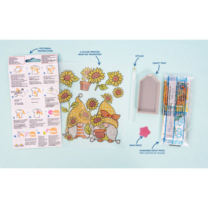 DIAMOND DOTZ® Sunshine Gnomes Iron-On 'N' Dot Transfers — product image 3