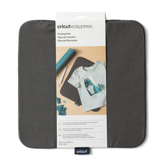 Cricut EasyPress® Mat, 12 in x 12 in, 12" x 12", Gray
