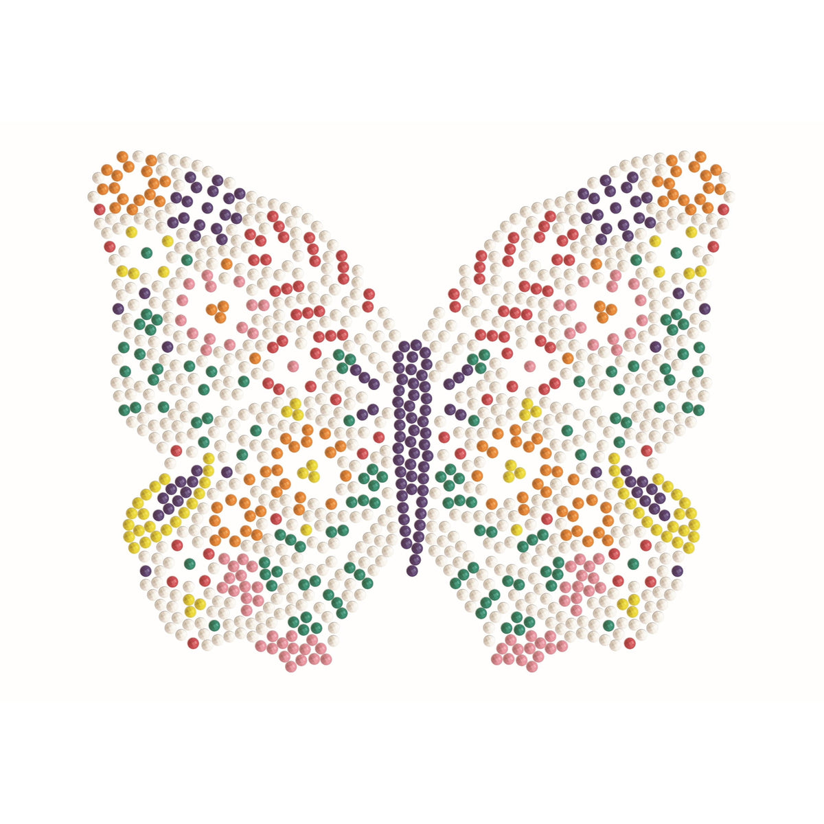 DIAMOND DOTZ® Floral Butterfly Iron-On 'N' Dot Transfer — product image 4