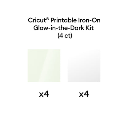 Cricut® Printable Iron-On Glow in the Dark Kit – 8.5 in x 11 in (4 ct) — product image 2