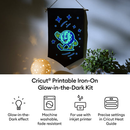 Cricut® Printable Iron-On Glow in the Dark Kit – 8.5 in x 11 in (4 ct) — product image 4