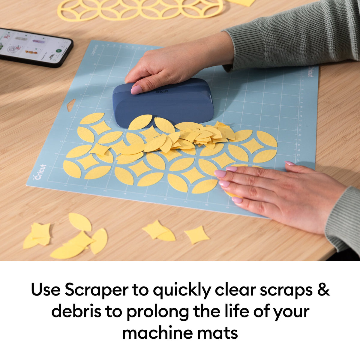 Cricut Scraper Set 2 Count, Blue - Includes 2.25-inch and 5.5-inch Tools — product image 4