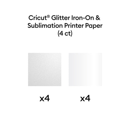Cricut® Sublimation Glitter Iron-On™ Vinyl Kit – 8.5 in x 11 in (4 ct) — product image 2
