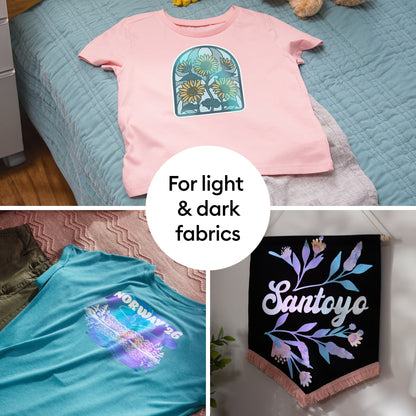 Cricut® Printable Iron-On Holographic – 8.5 in x 11 in (4 ct) — product image 4