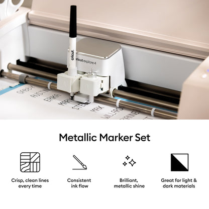 Cricut® Metallic Pen Set, 1.0 mm (5), 1.0 mm,Sampler — product image 2