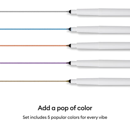 Cricut® Metallic Pen Set, 1.0 mm (5), 1.0 mm,Sampler — product image 3