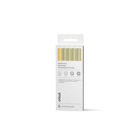 Cricut® Multi Pen Set, Gold (5), Fine Point,Gold