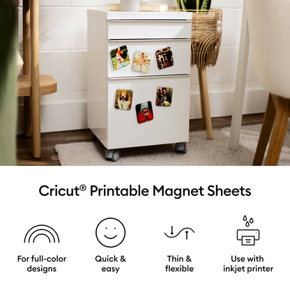 Cricut Printable Magnet Paper, (6), 8.5" x 11",White — product image 2