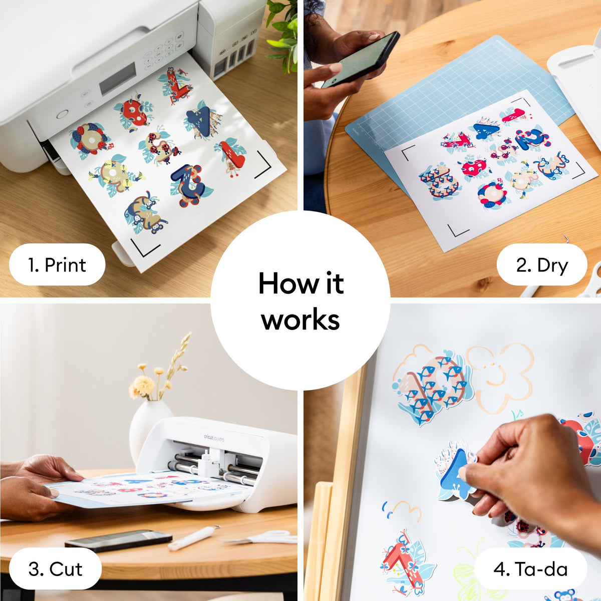 Cricut Printable Magnet Paper, (6), 8.5" x 11",White — product image 4