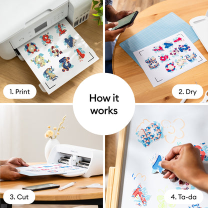 Cricut Printable Magnet Paper, (6), 8.5" x 11",White — product image 4