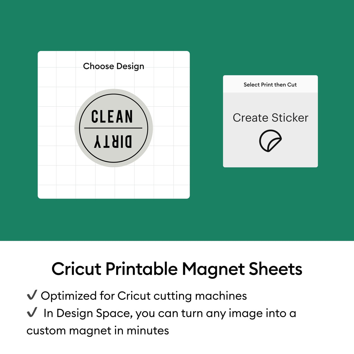 Cricut Printable Magnet Paper, (6), 8.5" x 11",White — product image 5