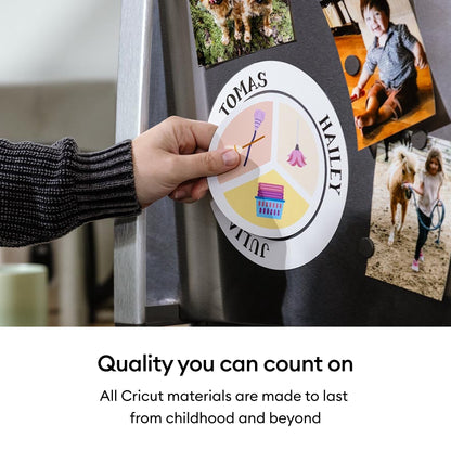 Cricut Printable Magnet Paper, (6), 8.5" x 11",White — product image 7