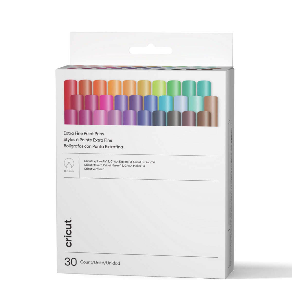 Cricut® 30 Count Ultimate Extra Fine Point Pen Set, Extra Fine Point,Assorted
