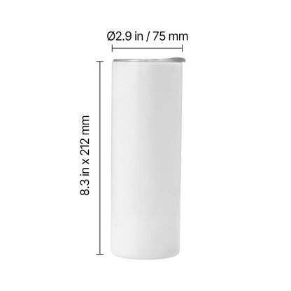 Sublimation Tumbler Bulk 20oz 304 Stainless Steel Double-Wall Vacuum Leak-Resistant with Lid Straws for DIY Custom Gifts — product image 8