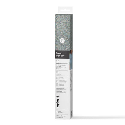 Cricut® Smart Iron-On™ Vinyl Glitter Matless Heat Transfer Vinyl (13 in x 36 in), 13" x 36", Multi