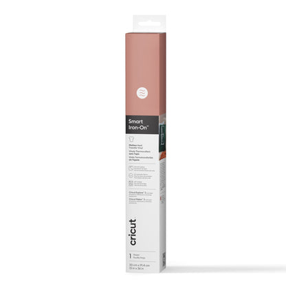 Cricut® Smart Iron-On™ Vinyl Matless Heat Transfer Vinyl (13 in x 36 in), 13" x 36", Rose Gold