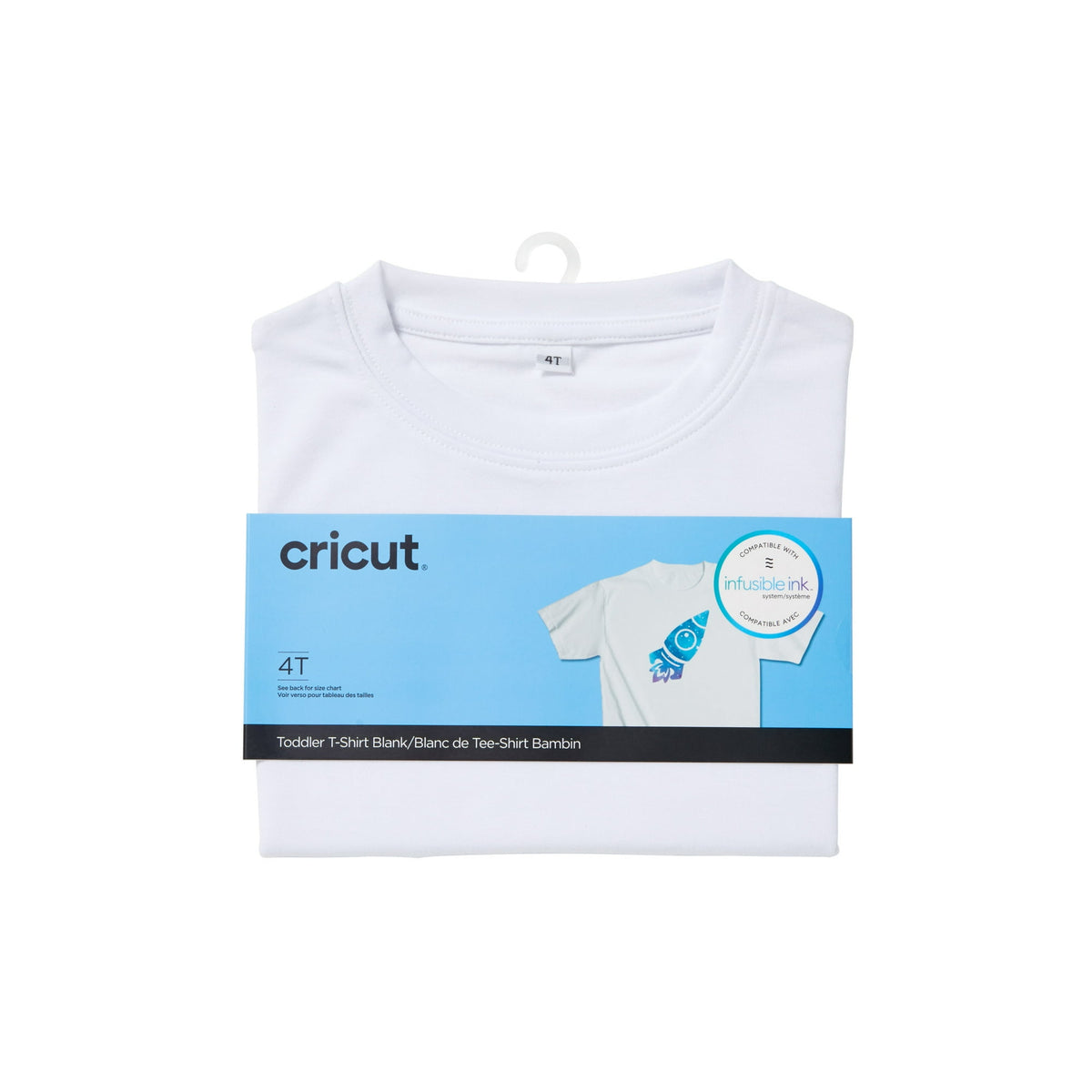 Cricut Toddler T-Shirt Blank, Crew Neck, 4T, 4T