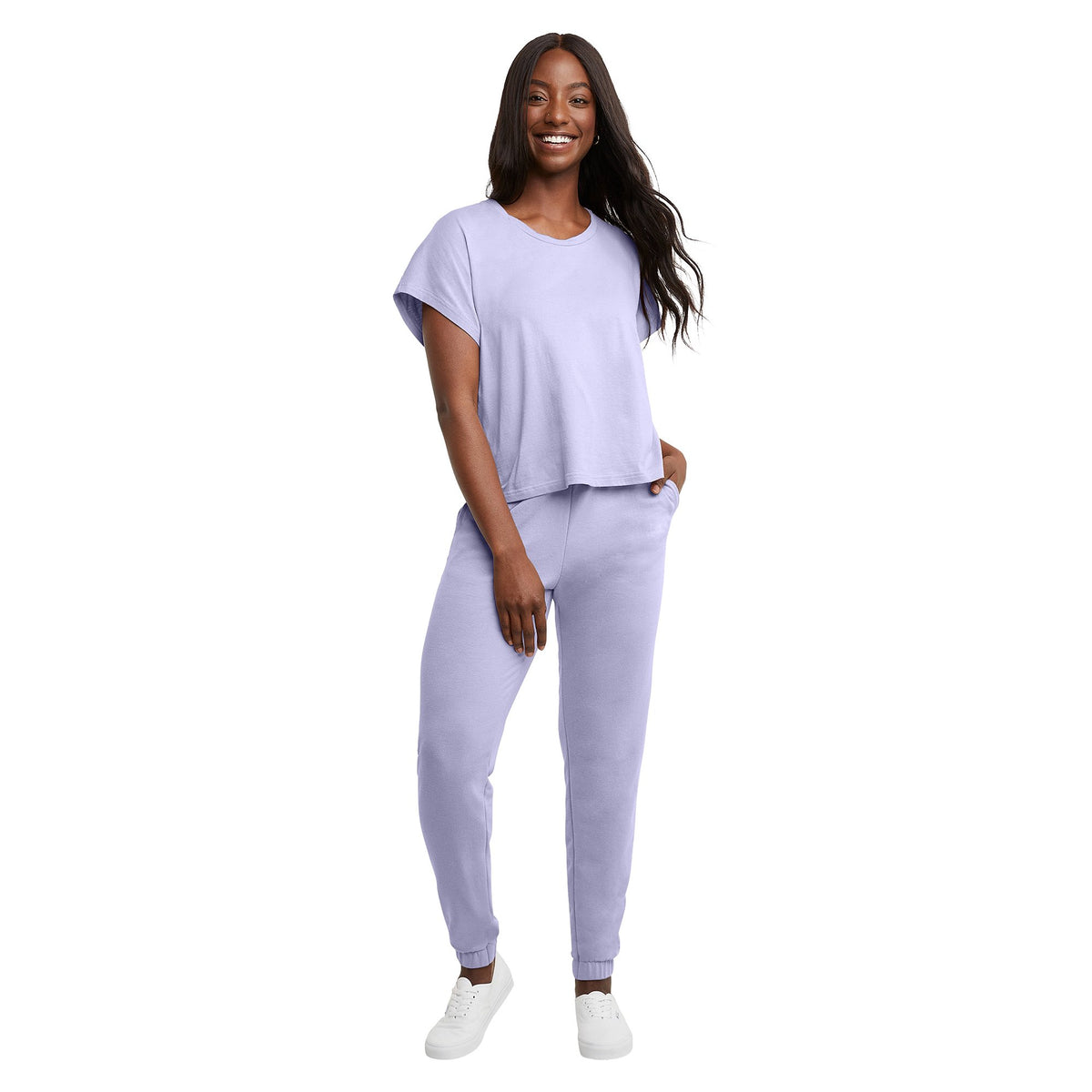 Hanes Originals Women's Short Sleeve Twisted Neck T-Shirt — product image 2
