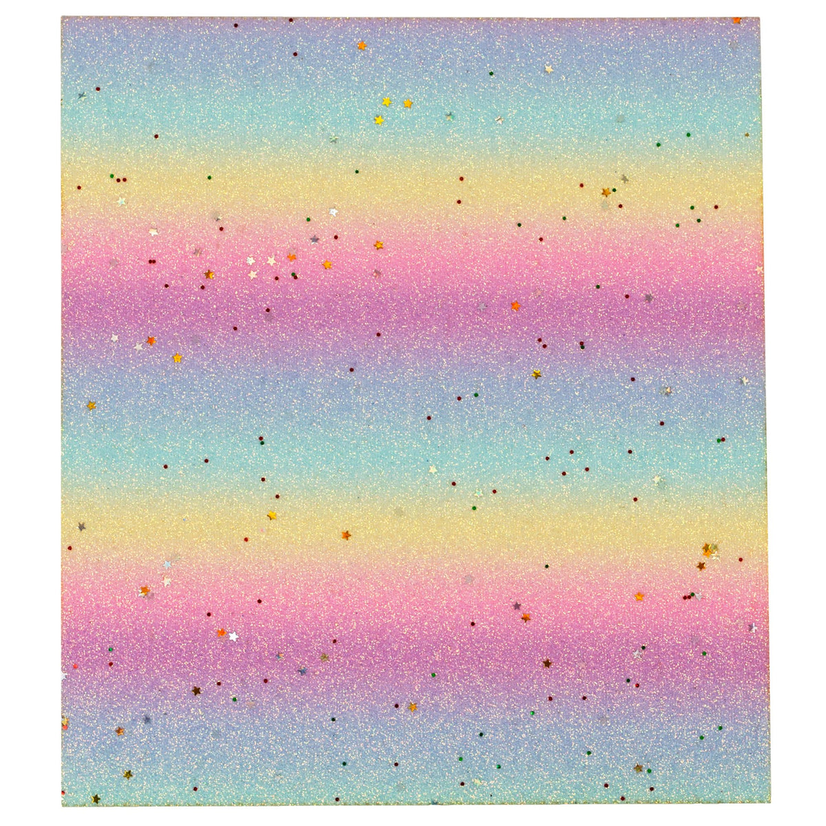 Create It Rainbow Glitter Sheet – Iron-on; Multicolor 9in Tall, 3 Piece — product image 3