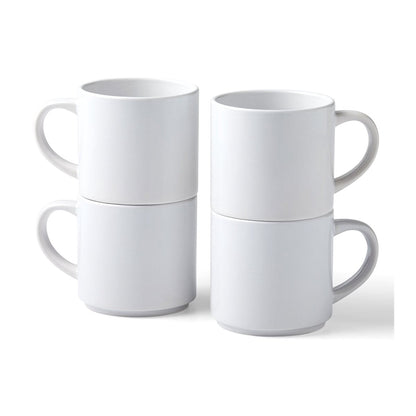 Cricut® Stackable Ceramic Mug Blank, White - 10 oz/300 ml (4 ct), 10 oz — product image 3