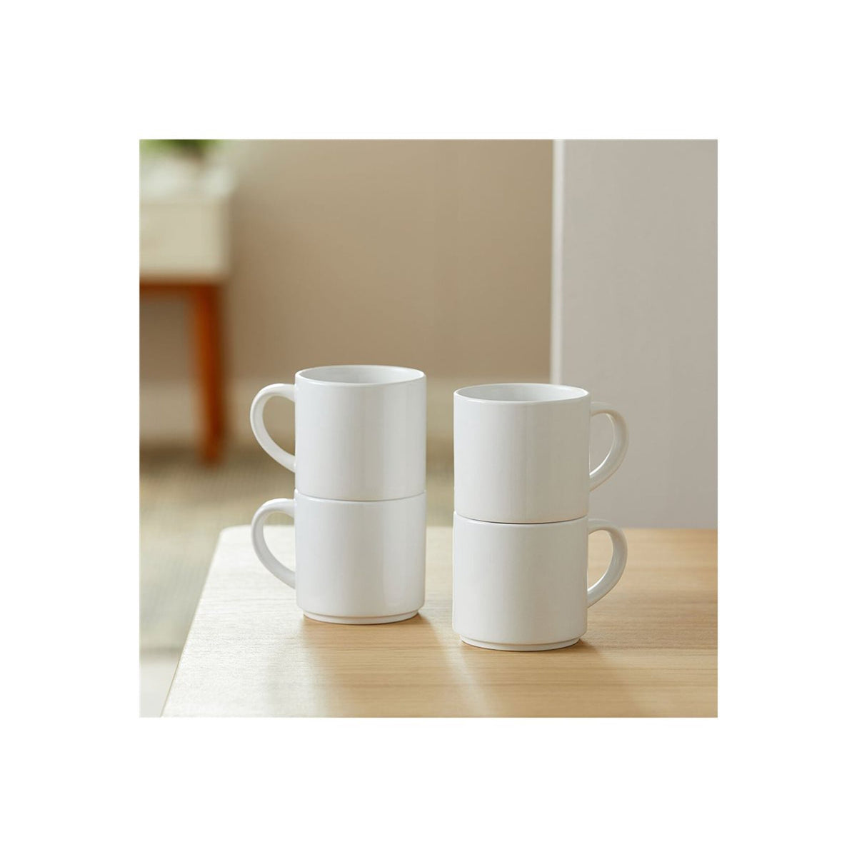 Cricut® Stackable Ceramic Mug Blank, White - 10 oz/300 ml (4 ct), 10 oz — product image 6