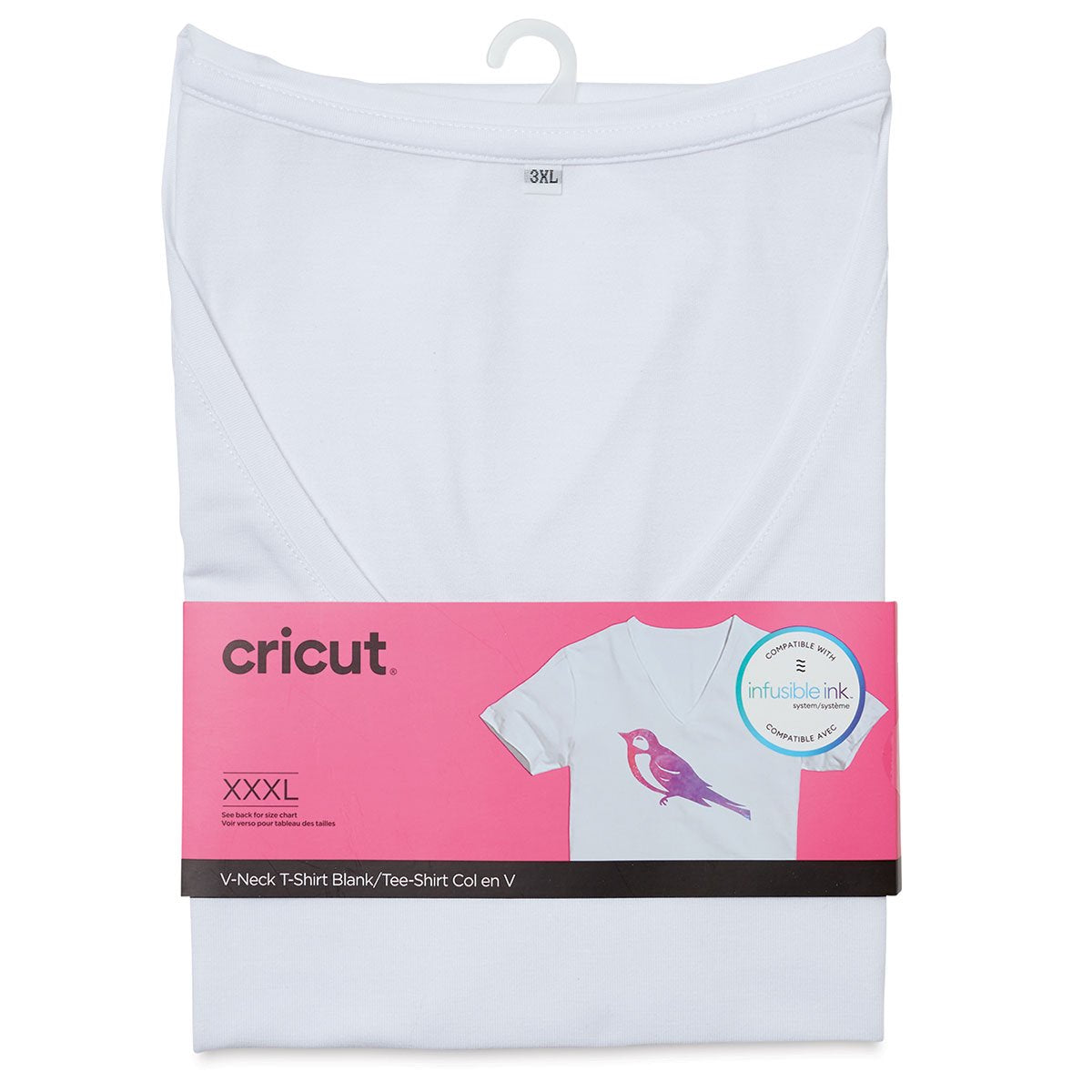 Cricut Women's T-Shirt Blank, V-Neck, 3XL, 3X-Large — product image 2
