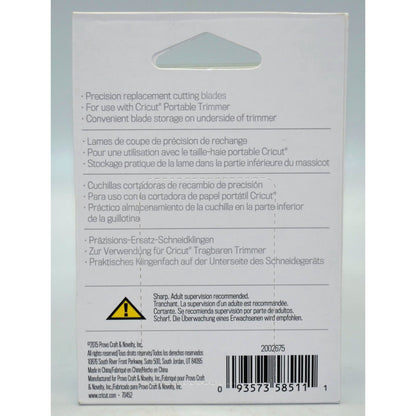 Cricut® Portable Trimmer Replacement Blades (Count 2) — product image 3
