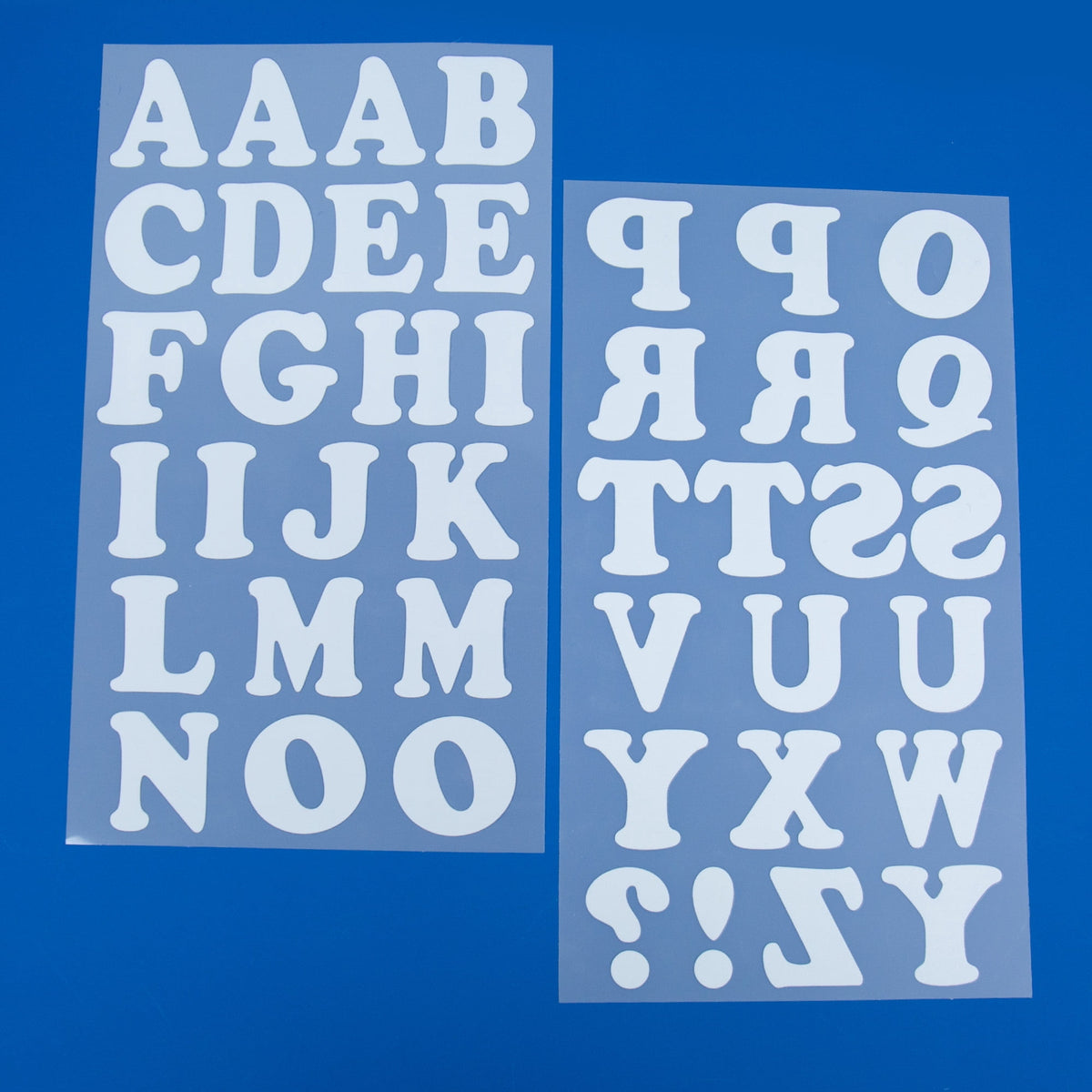 Hello Hobby 1.5 " White Cooper Iron-On Letters, 42 Pieces A-Z — product image 2