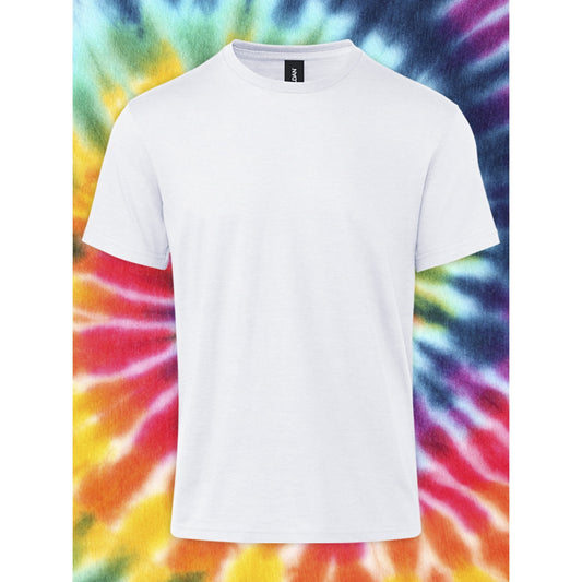 Gildan Kids' Short Sleeve Crewneck T-Shirt – White Size Medium for Tie Dye & DIY Crafts
