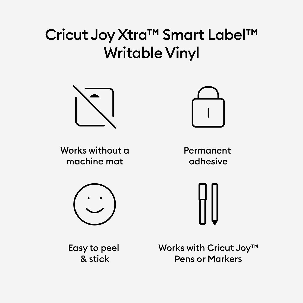 Cricut Joy Xtra Smart Vinyl Writable Vinyl Permanent (3 ct), 36 Inches — product image 3