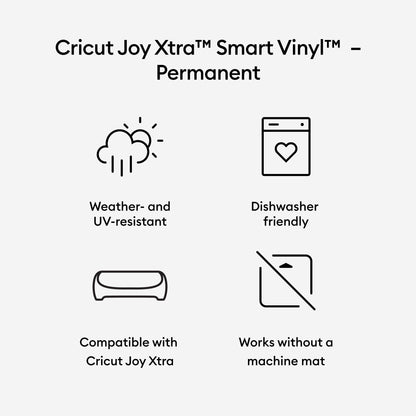 Cricut Joy Xtra Smart Vinyl Permanent (3 ft), 9.5" x 36" — product image 6