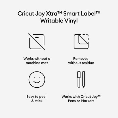 Cricut Joy Xtra Smart Vinyl Writable Vinyl Removable (3 ct), 36 Inches — product image 3