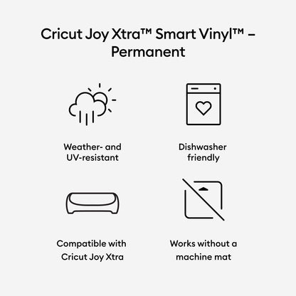 Cricut Joy Xtra Smart Vinyl Permanent (20 ft), 9.5" x 240" — product image 4