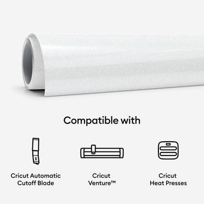 Cricut Venture Smart Iron-On Vinyl Glitter (25 in x 5 ft), 25" x 60" — product image 7