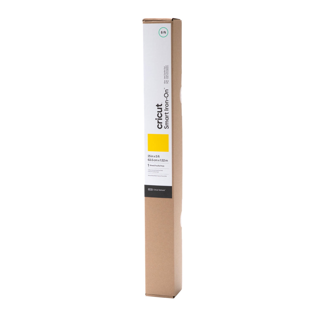 Cricut Venture Smart Iron-On Vinyl (25 in x 5 ft), 25" x 60"
