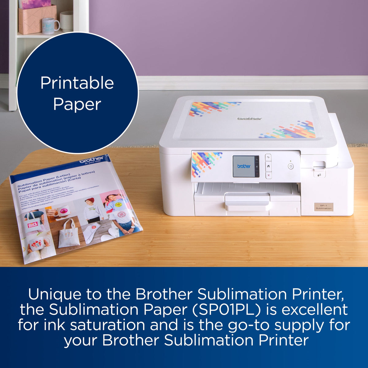 Brother SP01PL Sublimation Printable Transfer Paper — product image 2