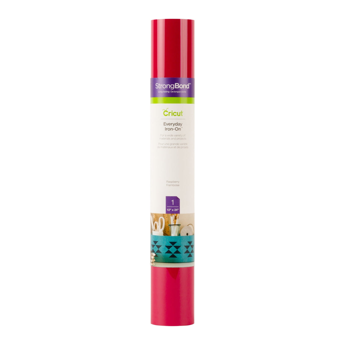 Cricut Iron-On (2 ft), Raspberry, 12 x24, Roll