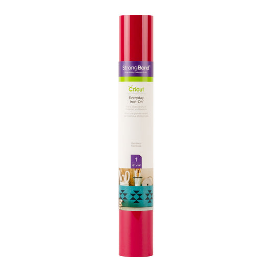 Cricut Iron-On (2 ft), Raspberry, 12 x24, Roll