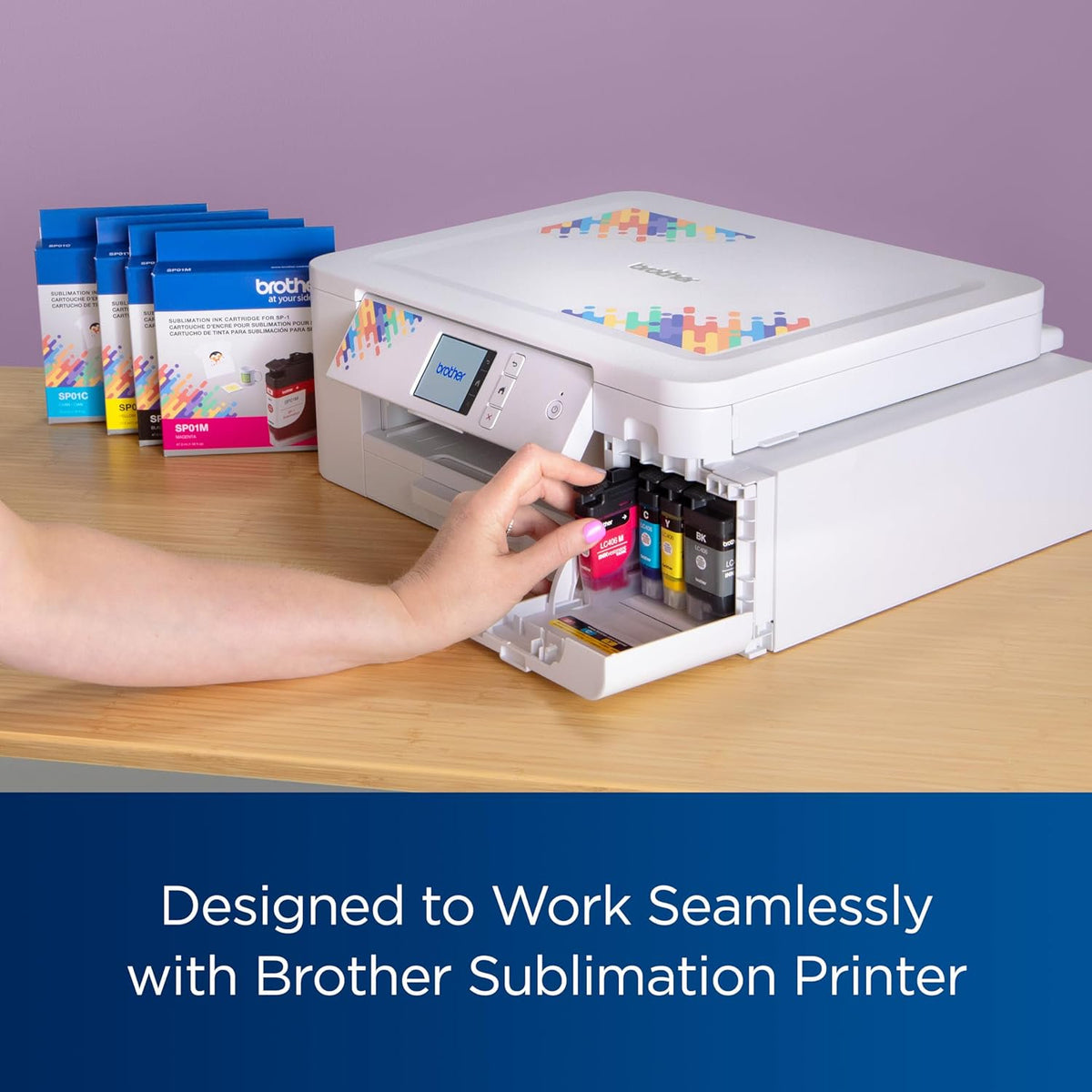 Brother Genuine Sublimation Ink Cartridge, SP01BKS, Black, Standard Yield, 1 Piece — product image 4